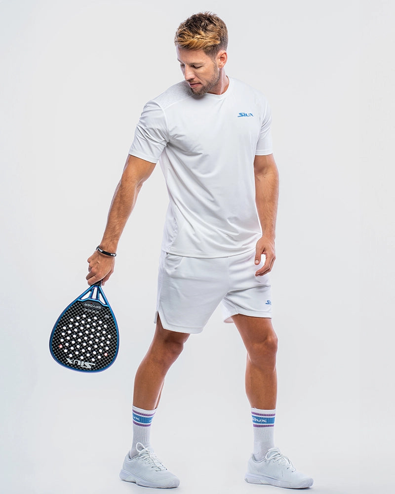 Tricou Siux Jacquard Man Alb