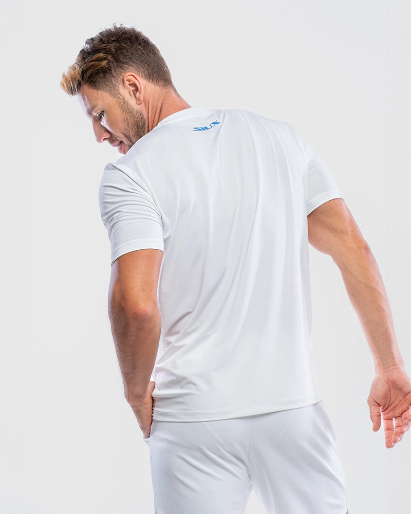 Tricou Siux Jacquard Man Alb